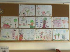 Prace plastyczne dzieci.